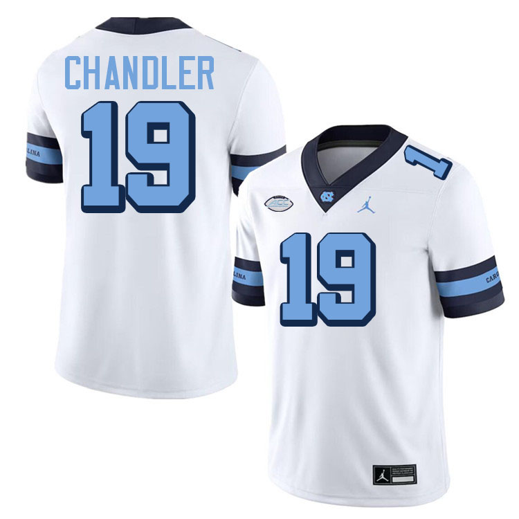Ty Chandler UNC Jerseys,North Carolina Tar Heels #19 Ty Chandler Football Jerseys-Throwback White Ty Chandler UNC Jerseys,North Carolina Tar Heels #19 Ty Chandler Football Jerseys-Throwback White